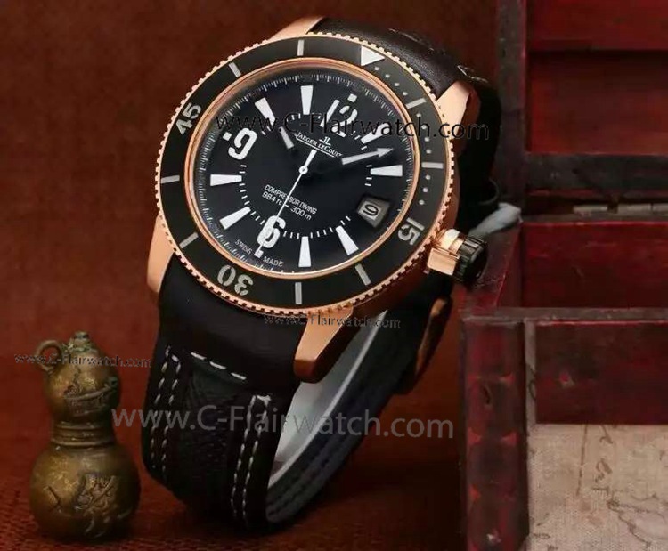 Rose Gold Jaeger-LeCoultre Master compressor Fake Watch